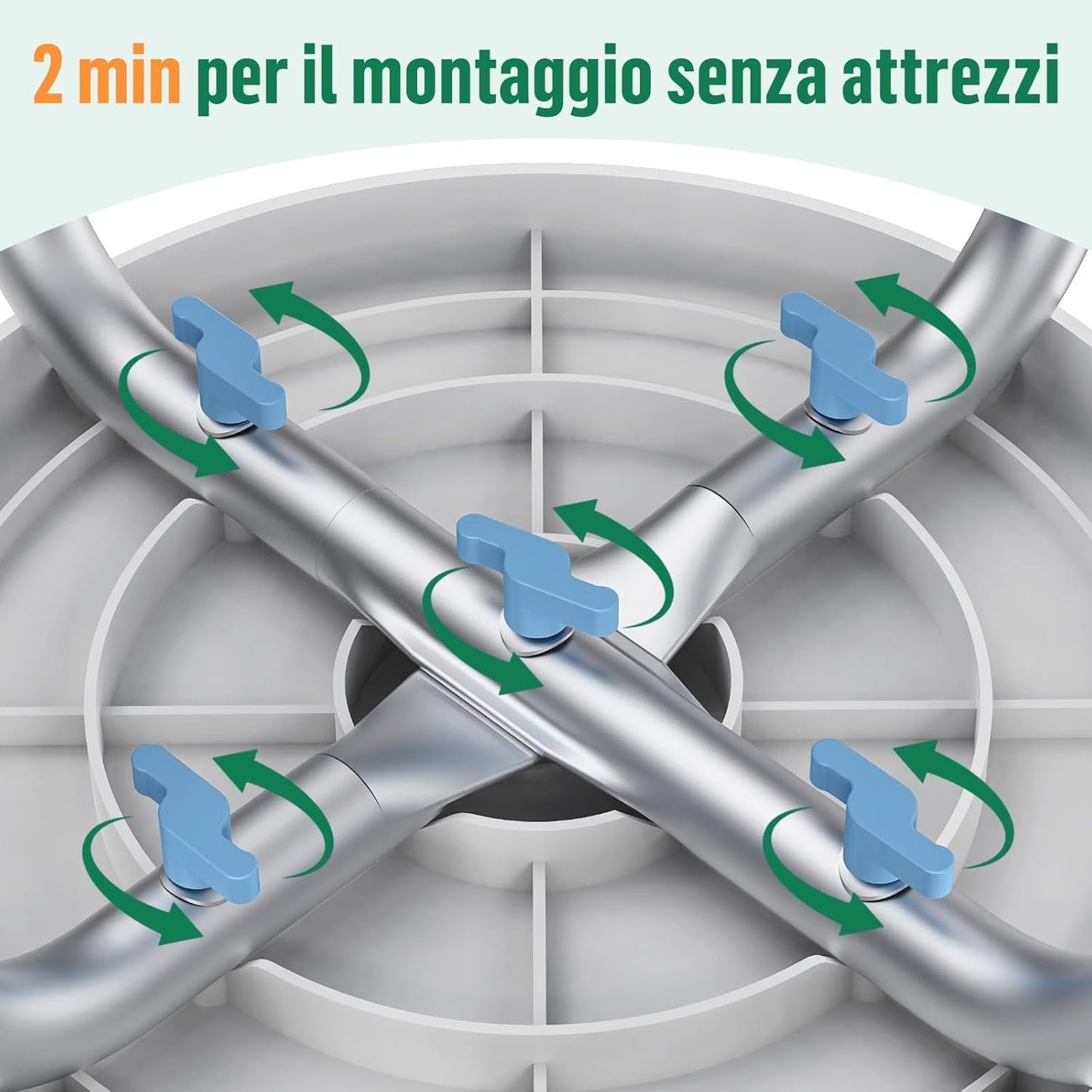 Sedia da Doccia Girevole 360° Regolabile in Altezza Sgabello da Bagno Antiscivol