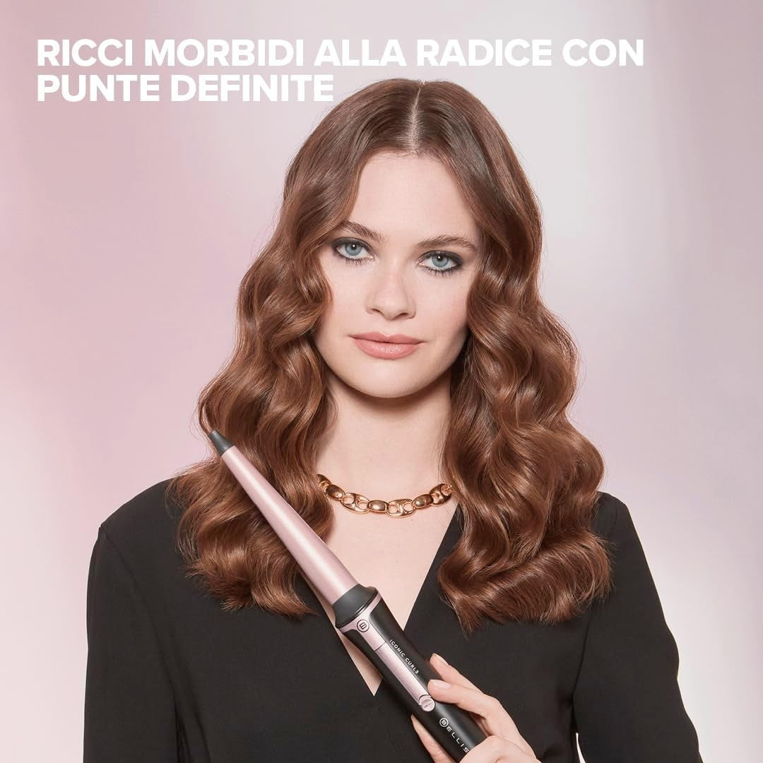 Bellissima Imetec Iconic Curls, ferro arricciacapelli, rivestimento in ceramica