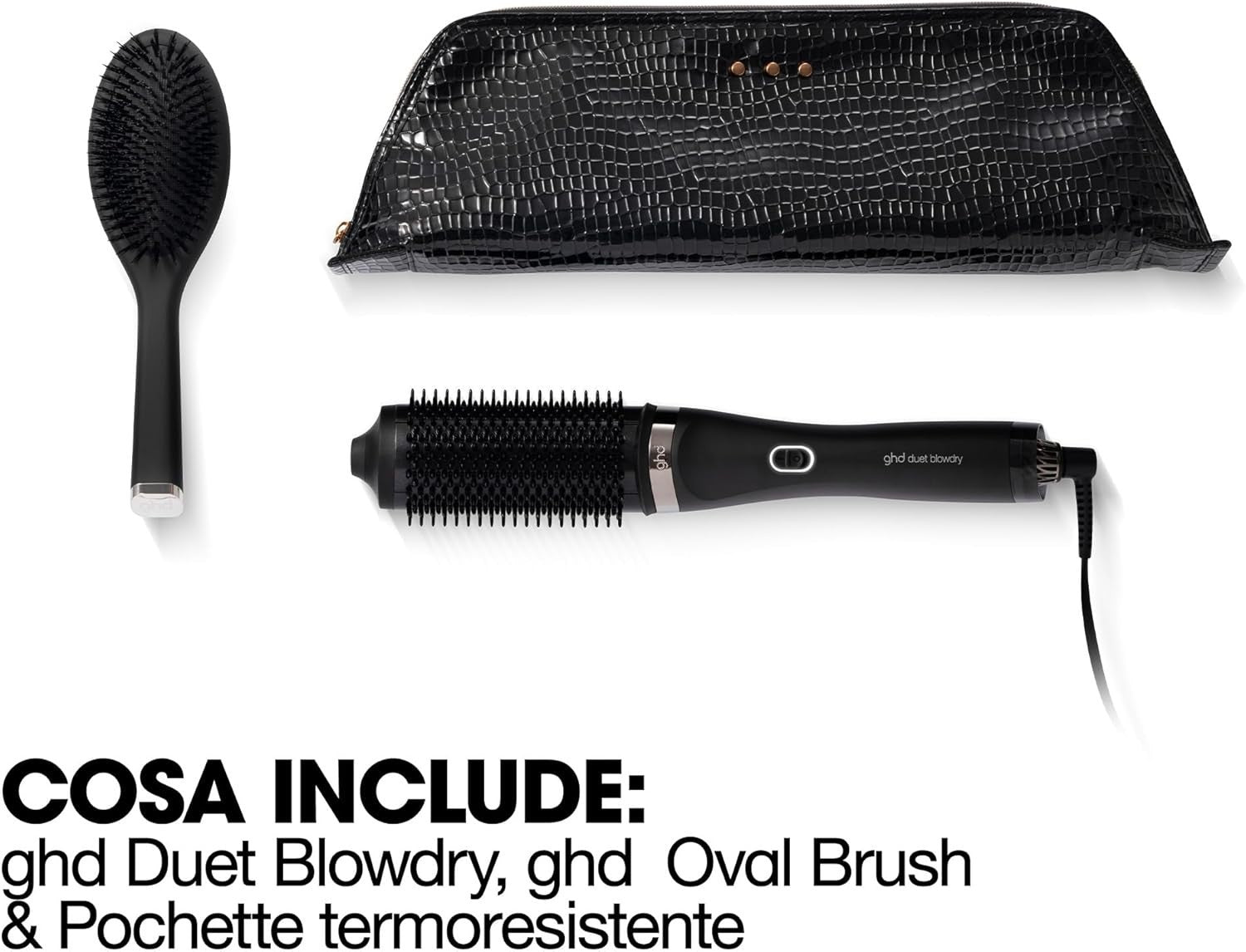 ghd Set Regalo Duet Blowdry, Include Spazzola Asciugacapelli Lisciante 2-in-1