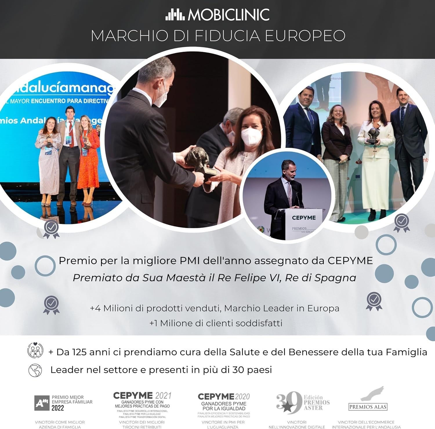 Mobiclinic, Schienale Regolabile, 5 Livelli di Inclinazione, Cuscino Imbottito