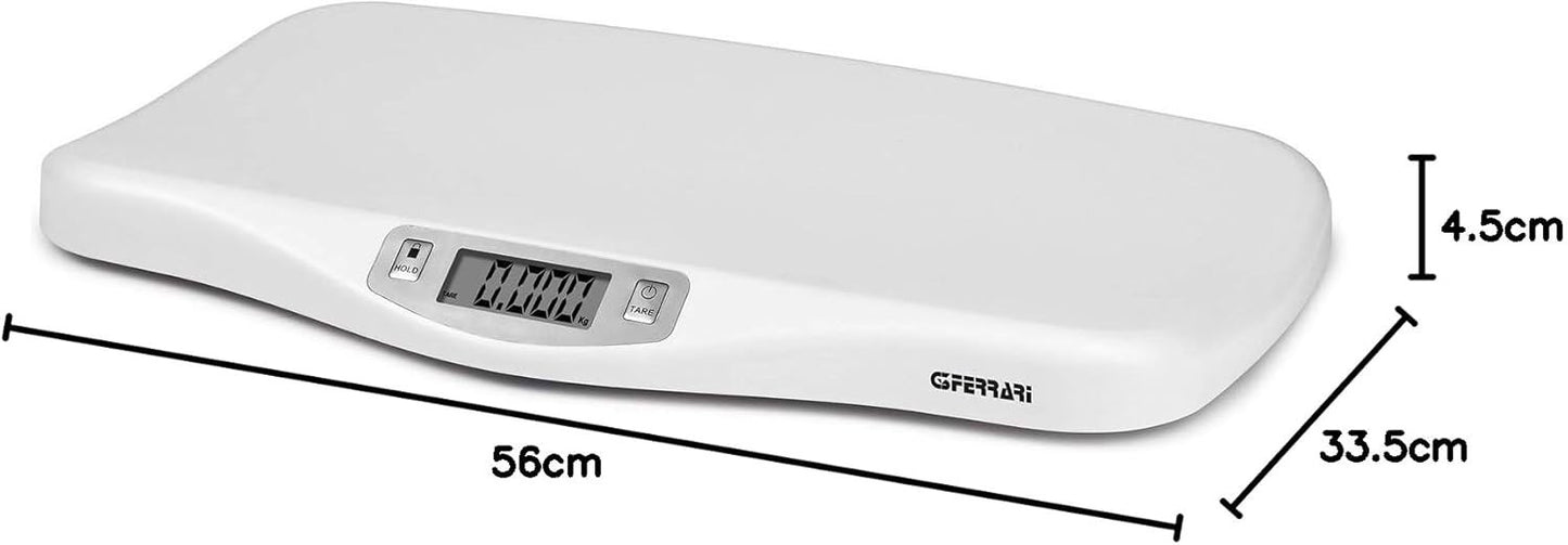 G3 ferrari g30021 crescobene bilancia pesa bimbi, 5 gr/ 20 kg, display lcd