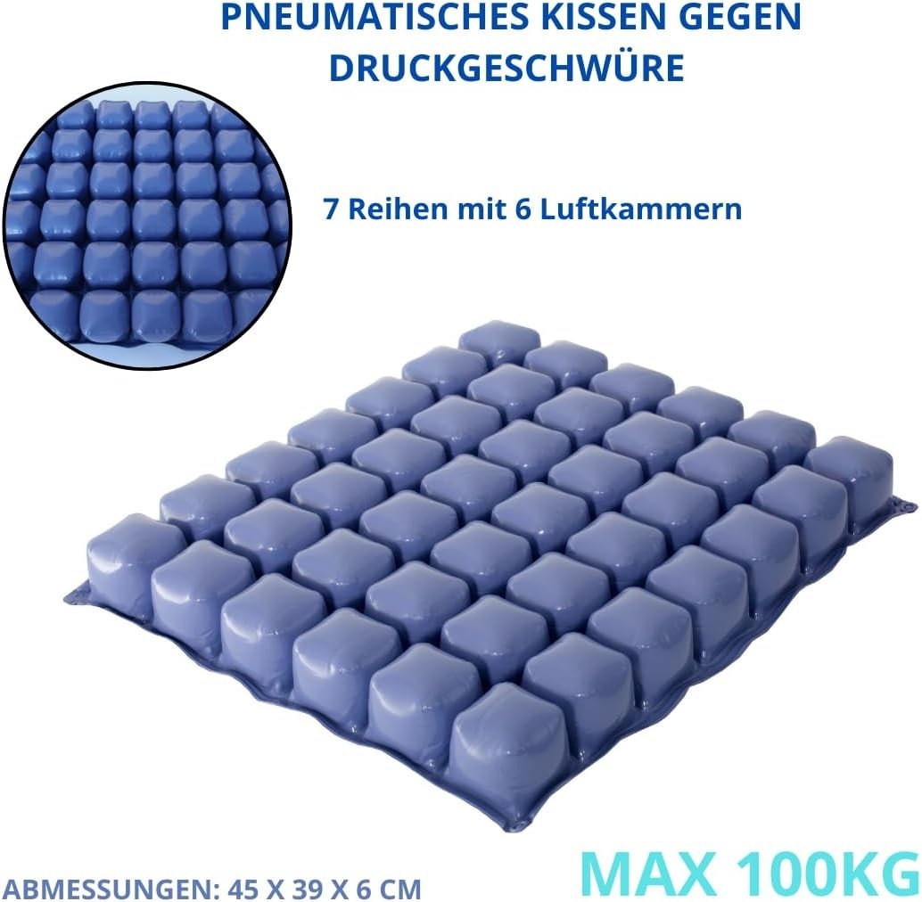 Antar AT52110 Pneumatica Cuscino Antidecubito 350 g, 44  x 39 x 6 cm