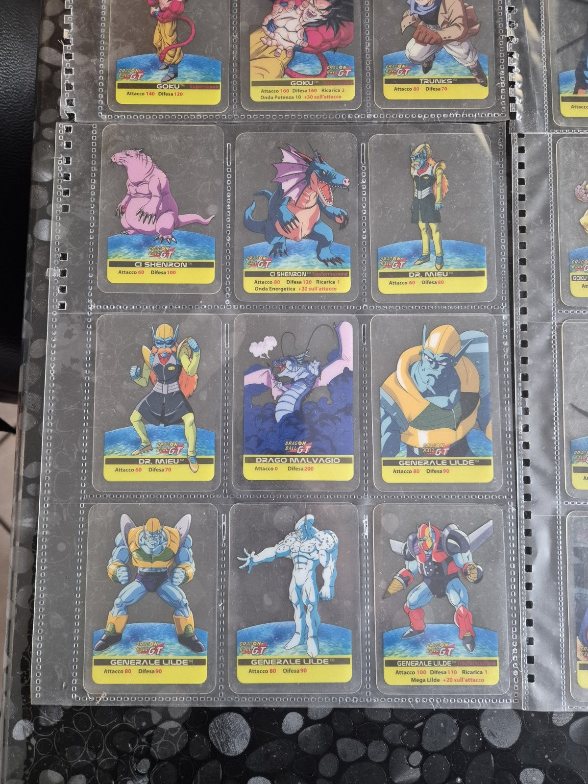 Lamincard Dragonball Gt Lotto Da 88 Card Come In Foto In Buone Condizioni 