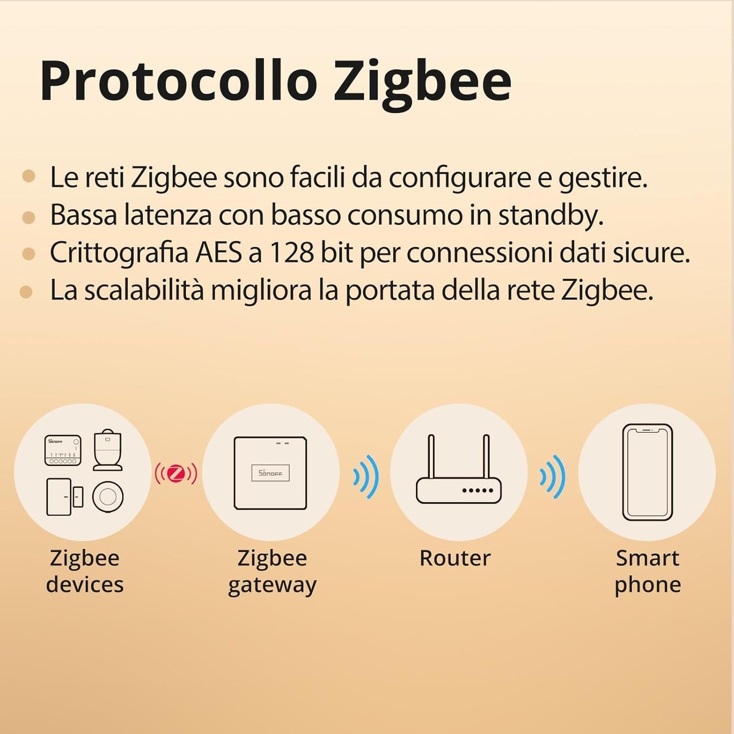 SONOFF Zigbee Smart Switch nessun conduttore neutro richiesto funziona con Alexa