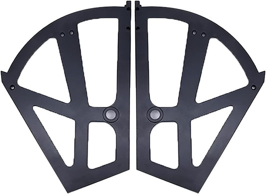 Cerniere per scarpiere, 228 x 255 mm, in plastica, a due strati, per armadietti