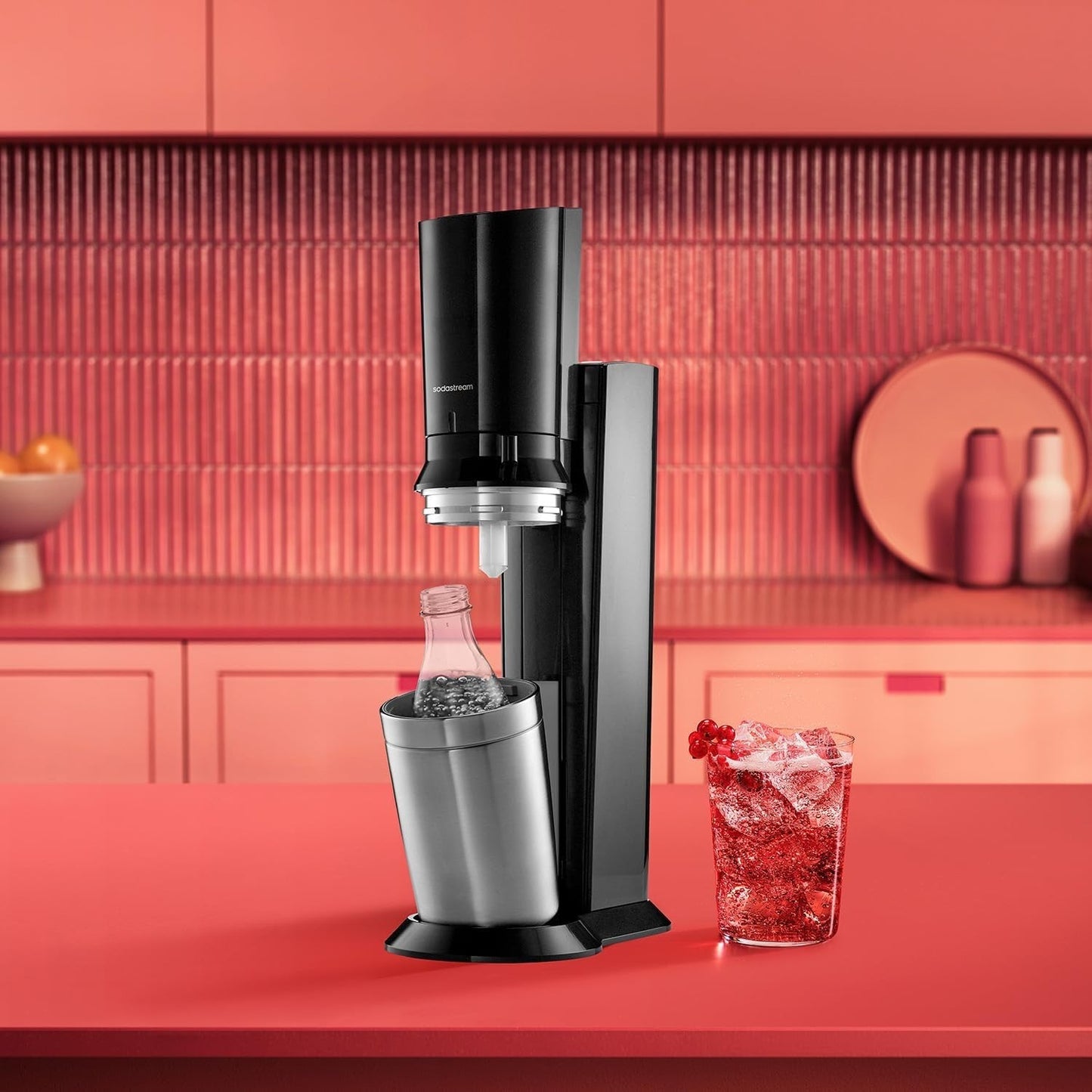 SodaStream Crystal 3.0, gasatore per acqua a connessione rapida, senza bombola