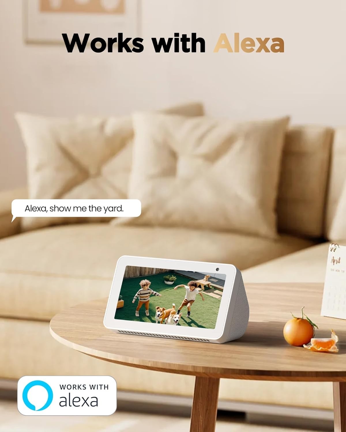 Telecamera Wifi Esterno Senza Fili con Batteria: 2K Telecamera Wifi Interno 2pcs