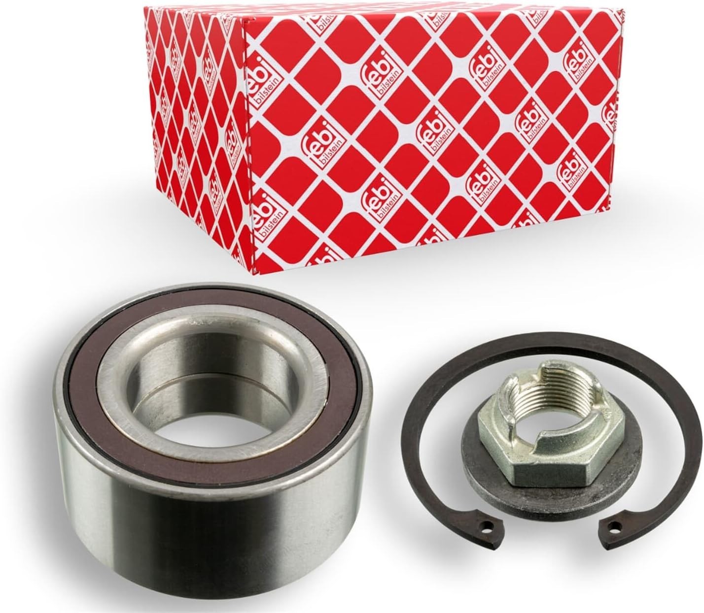 febi bilstein 19213 kit cuscinetto ruota con anello ad impusi ABS, dado asse ed