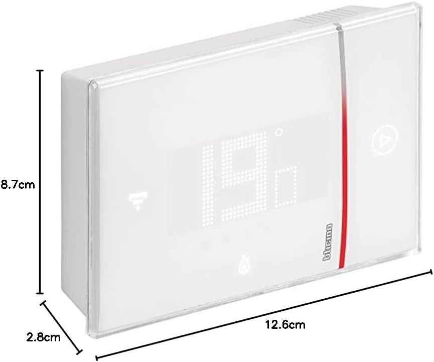 BTICINO SXW8002W Termostato WiFi Smarther2 with Netatmo, Termostato Caldaia