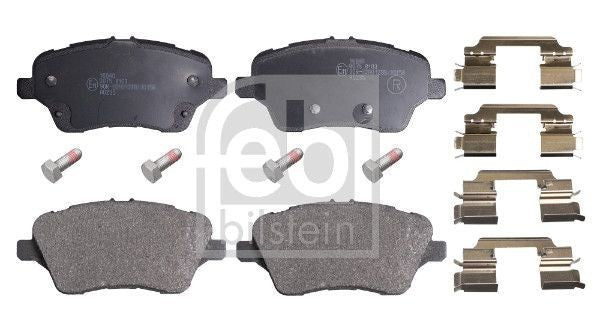 febi bilstein 16940 pastiglie freno con materiale di fissaggio anteriore 1 unità