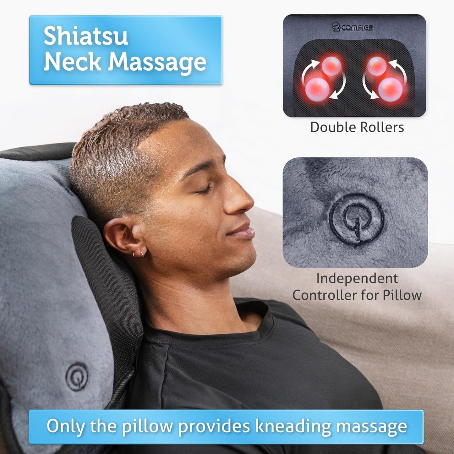 Comfier Materasso Massaggiante Tappetino Massaggiante per Tutto il corpo