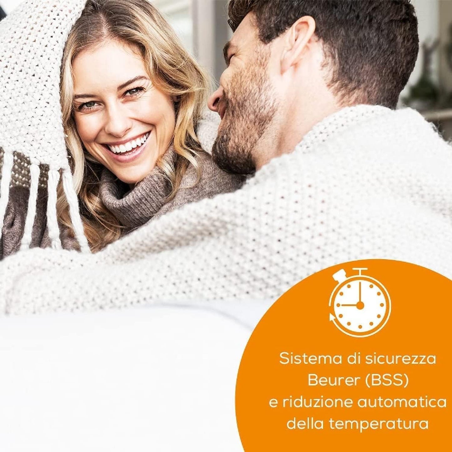 Beurer UB 68 XXL, Coprimaterasso Termico Doppio, Scaldaletto Matrimoniale Per 2