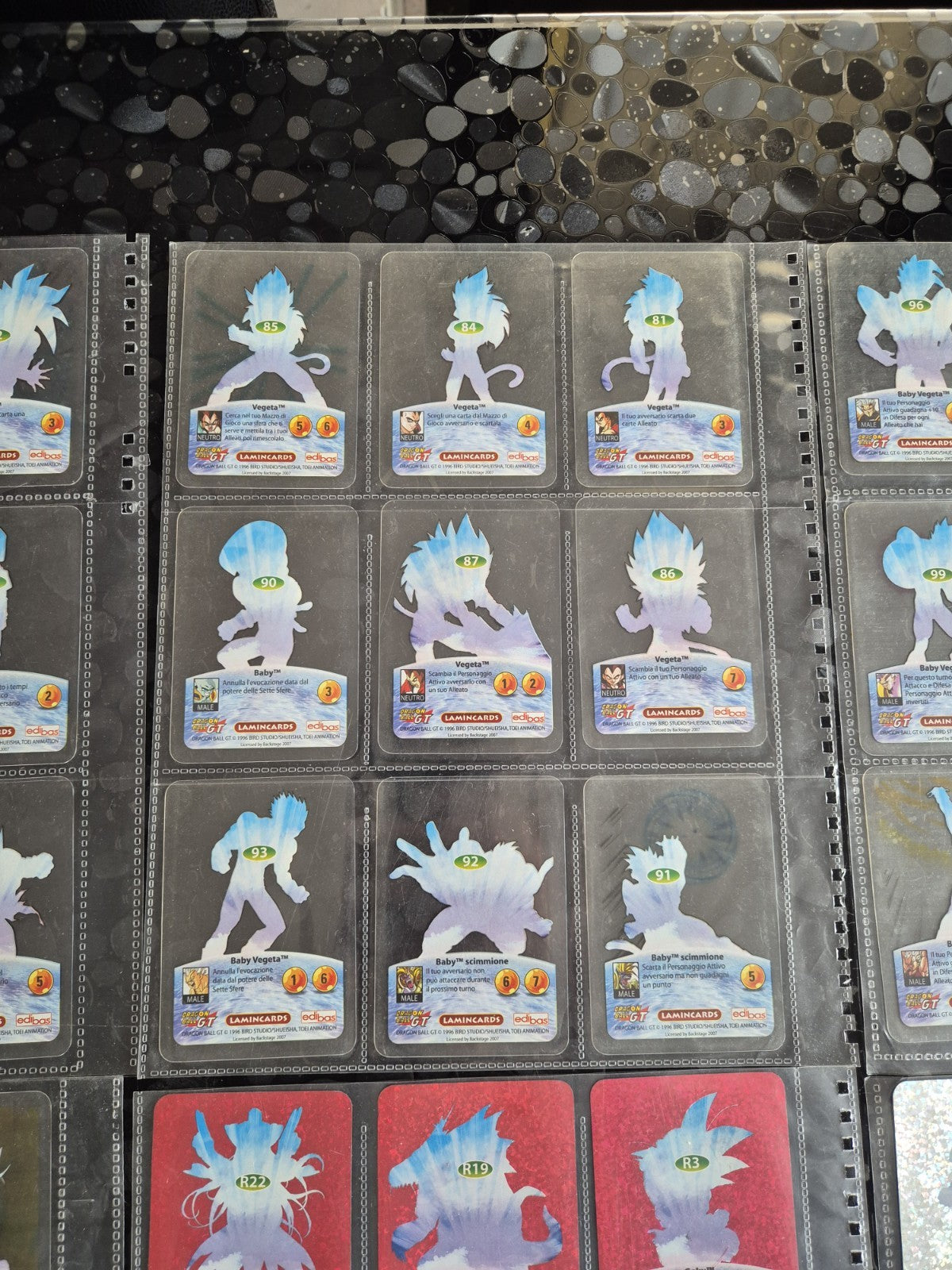 Lamincard Dragonball Gt Lotto Da 88 Card Come In Foto In Buone Condizioni 