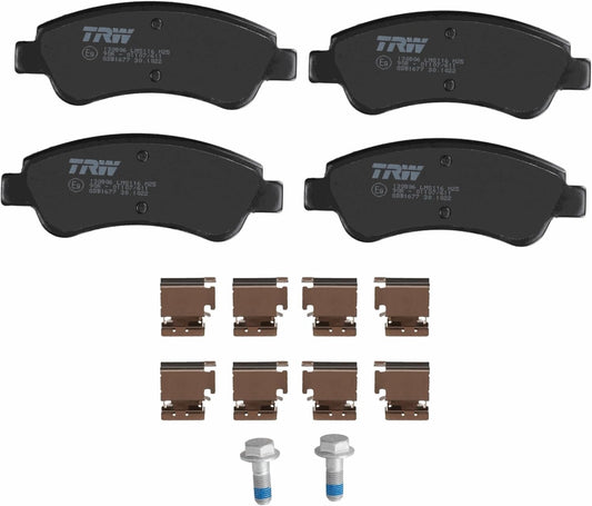 TRW COTEC GDB1677 Pastiglie Freno Set di 4 Assale anteriore