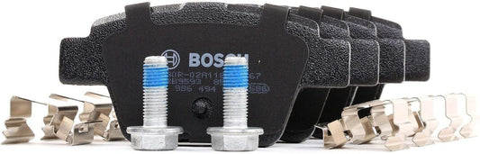 Bosch BP1009 Pastiglie Freni Auto Asse Posteriore 0986494605, peugeot citroen