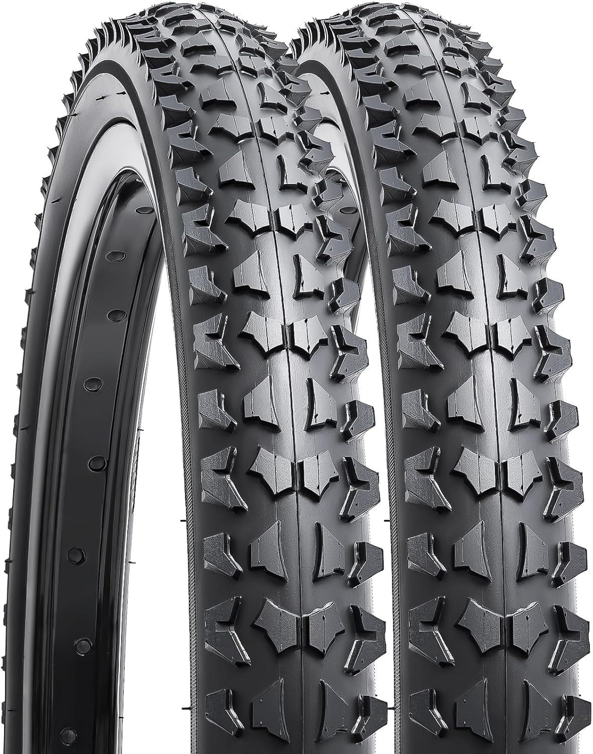 Pneumatici per mountain bike YUNSCM 2 pezzi da 22" 22x2.125/57-457 compatibili