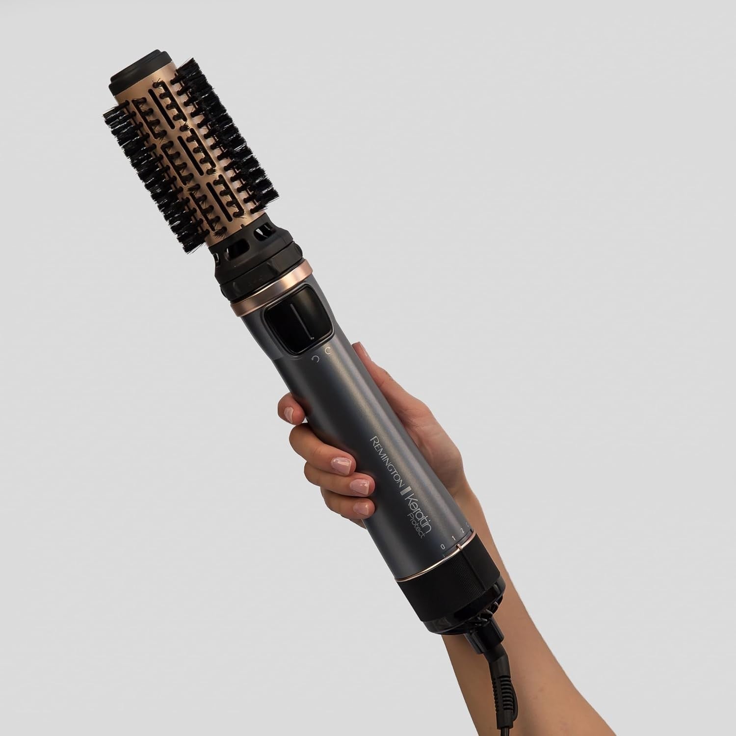Remington Spazzola rotante per capelli, Asciugacapelli, 1000 W, Setole Morbide