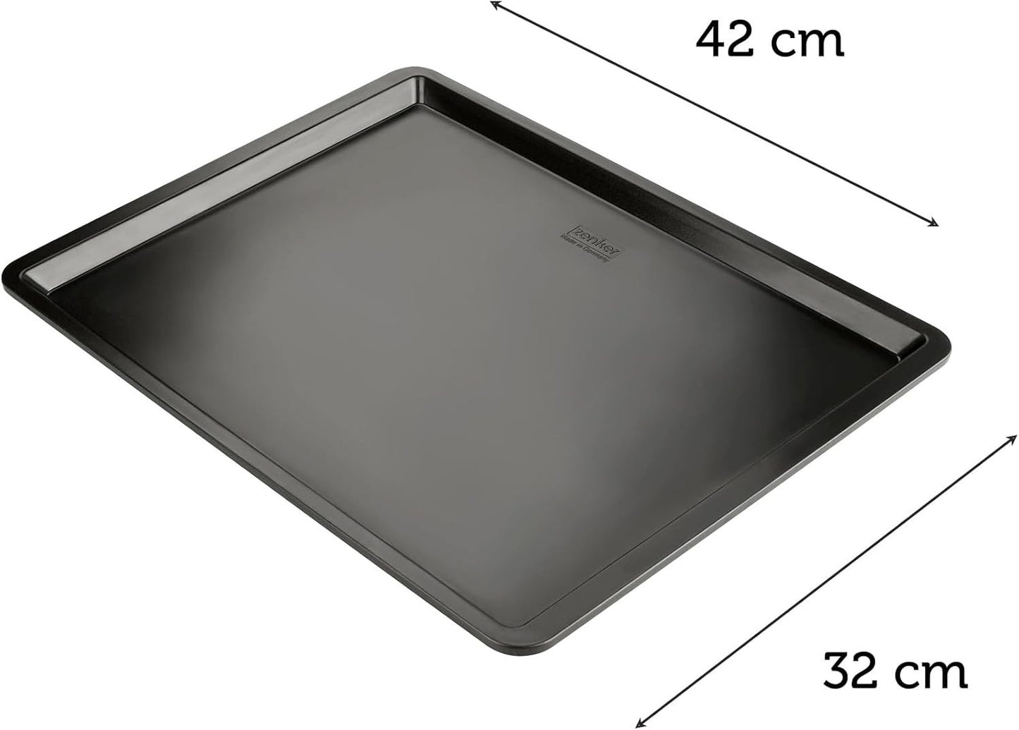 Zenker Teglia da forno per biscotti, pizza, dolci, focaccia, materiale con rives
