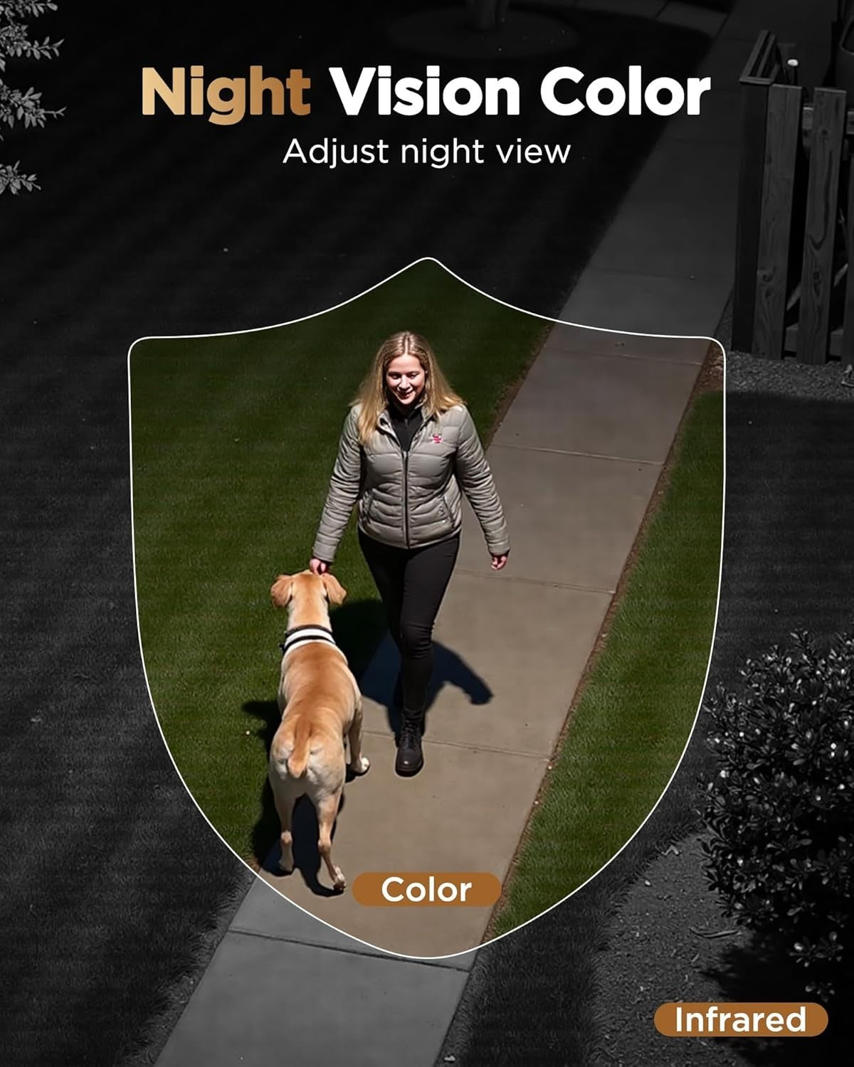 Telecamera Wifi Esterno Senza Fili con Batteria: 2K Telecamera Wifi Interno 2pcs
