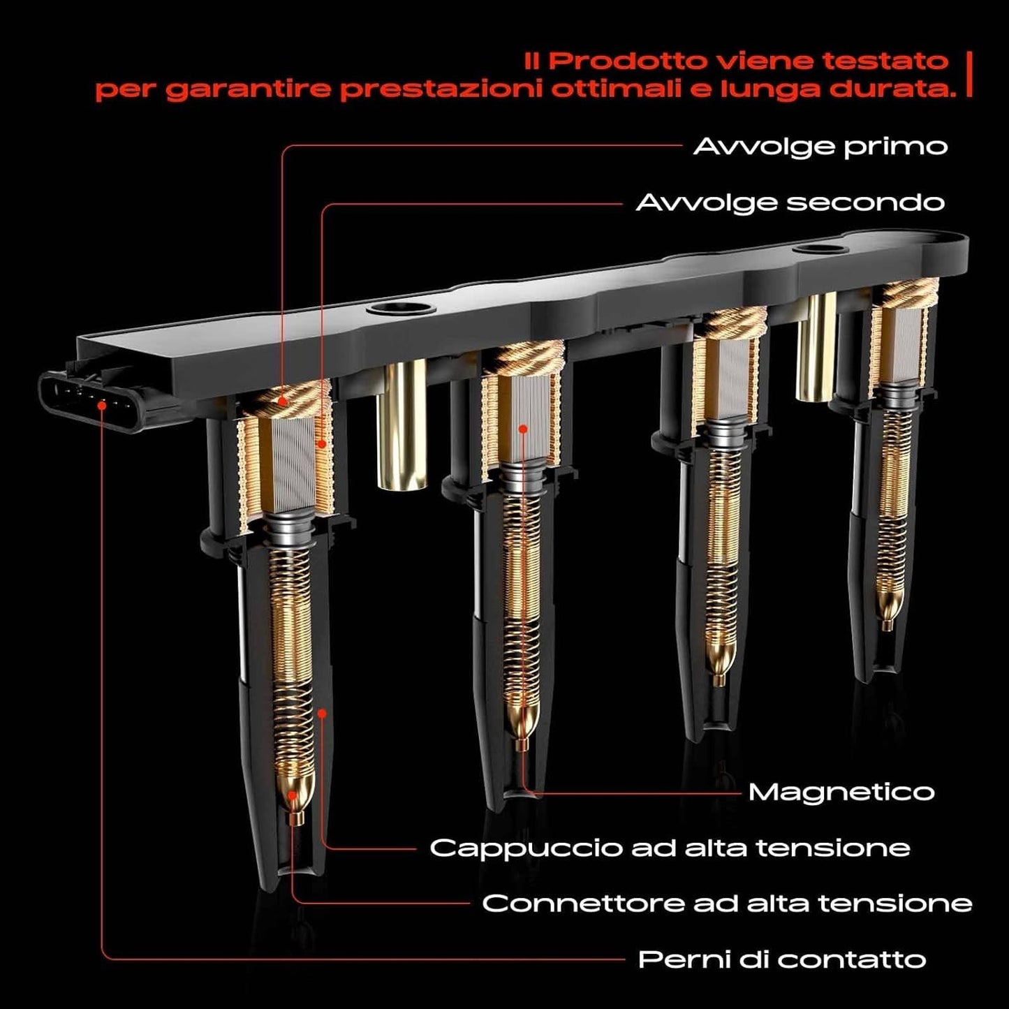 Modulo di accensione bobina di accensione Sostituzione per 159 Croma Stilo Astra