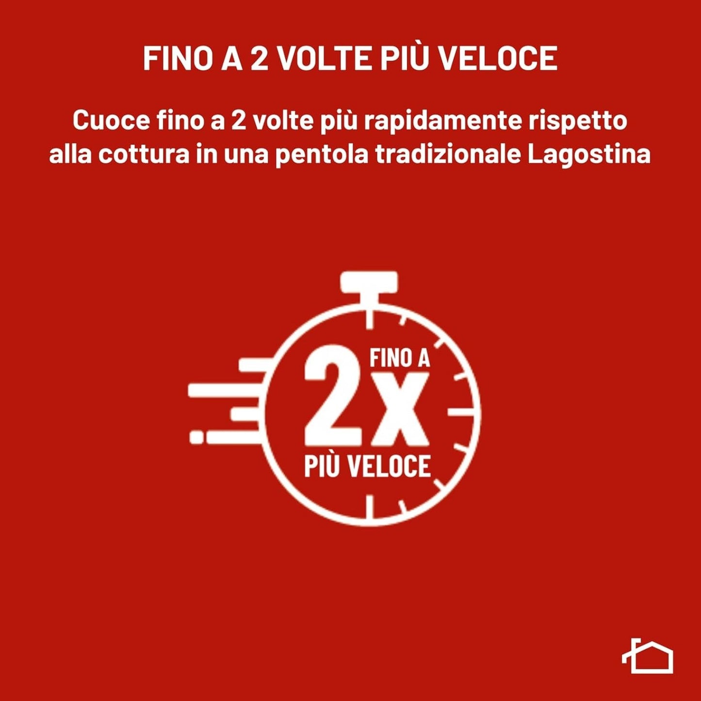 Lagostina Mia Pentola a Pressione 7 L in Acciaio Inox Ø 22 cm, induzione e gas
