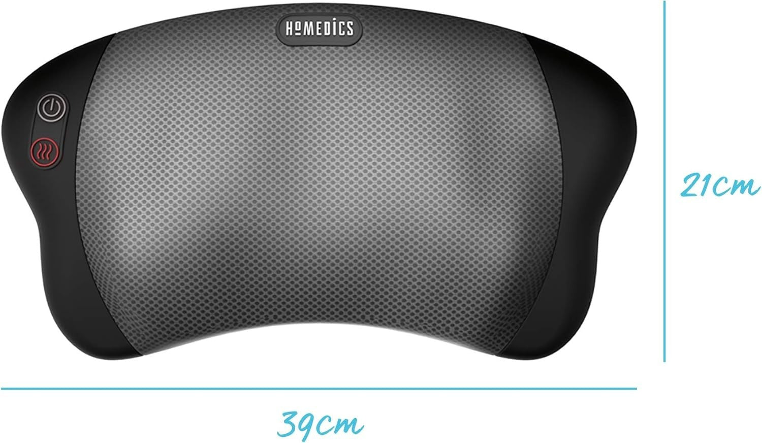 HoMedics Cuscino Massaggiante Shiatsu Massaggiatore Cervicale Elettrico Multiuso