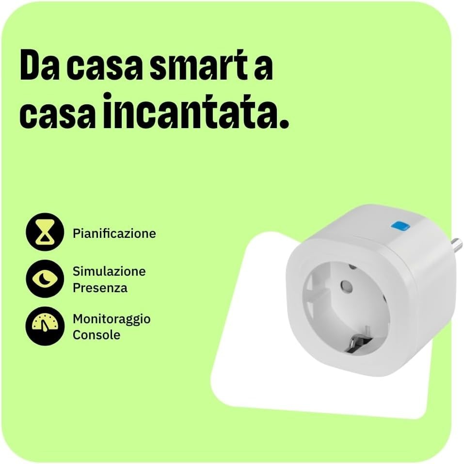 OMAJIN by Netatmo Set di 3 prese intelligenti, Timer, Monitoraggio Consumo