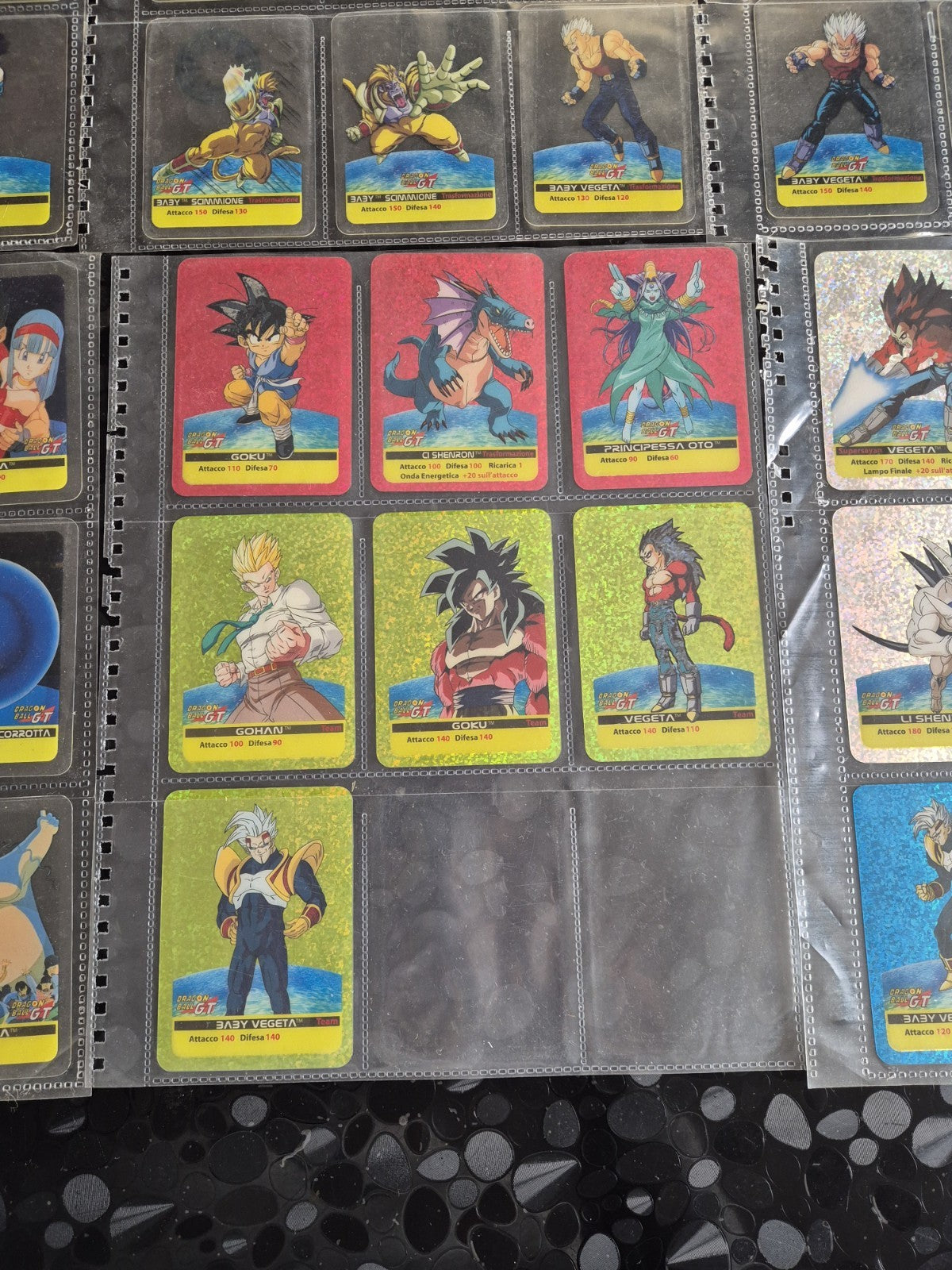 Lamincard Dragonball Gt Lotto Da 88 Card Come In Foto In Buone Condizioni 