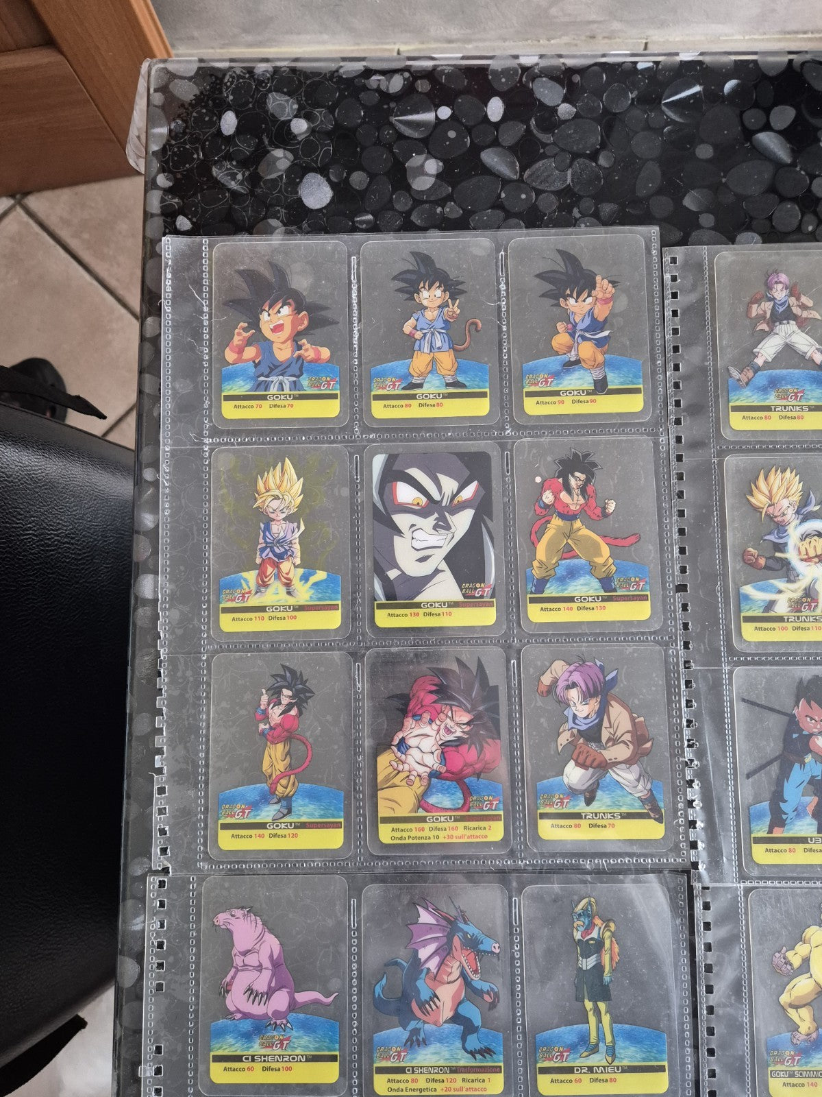 Lamincard Dragonball Gt Lotto Da 88 Card Come In Foto In Buone Condizioni 