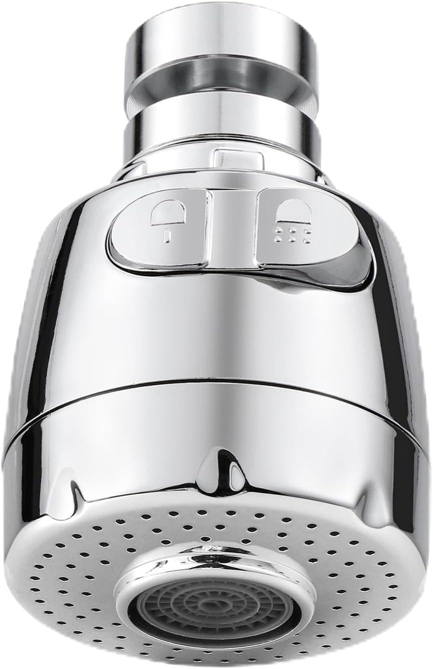 Vinabo Aeratore per Lavello 360° Girevole con Filtro Regolatore, 2 Modalità