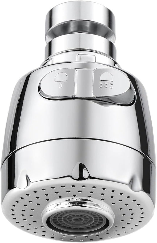 Vinabo Aeratore per Lavello 360° Girevole con Filtro Regolatore, 2 Modalità