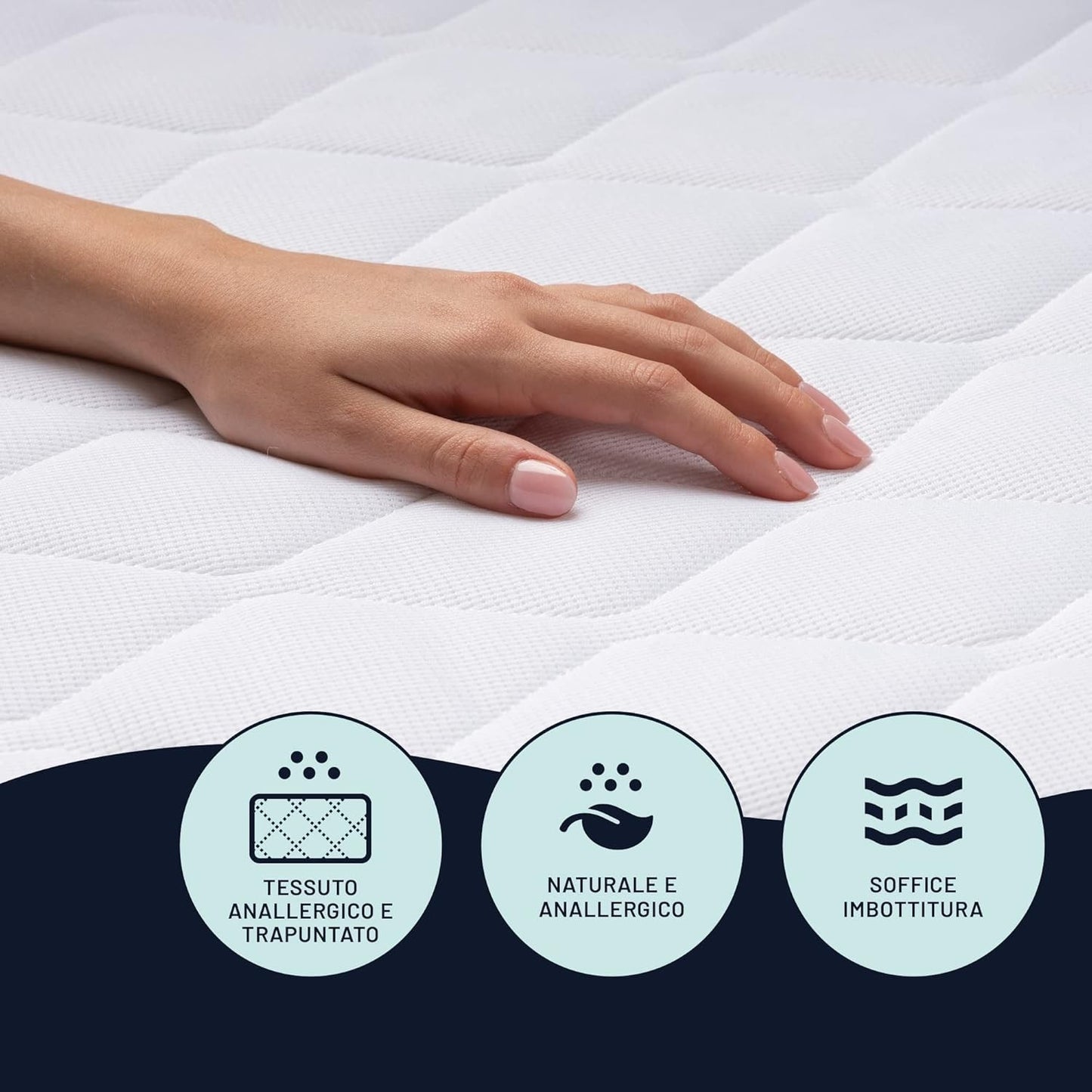 Imetec Scaldasonno Adapto maxi coprimaterasso singolo 195x90 cm, basso consumo