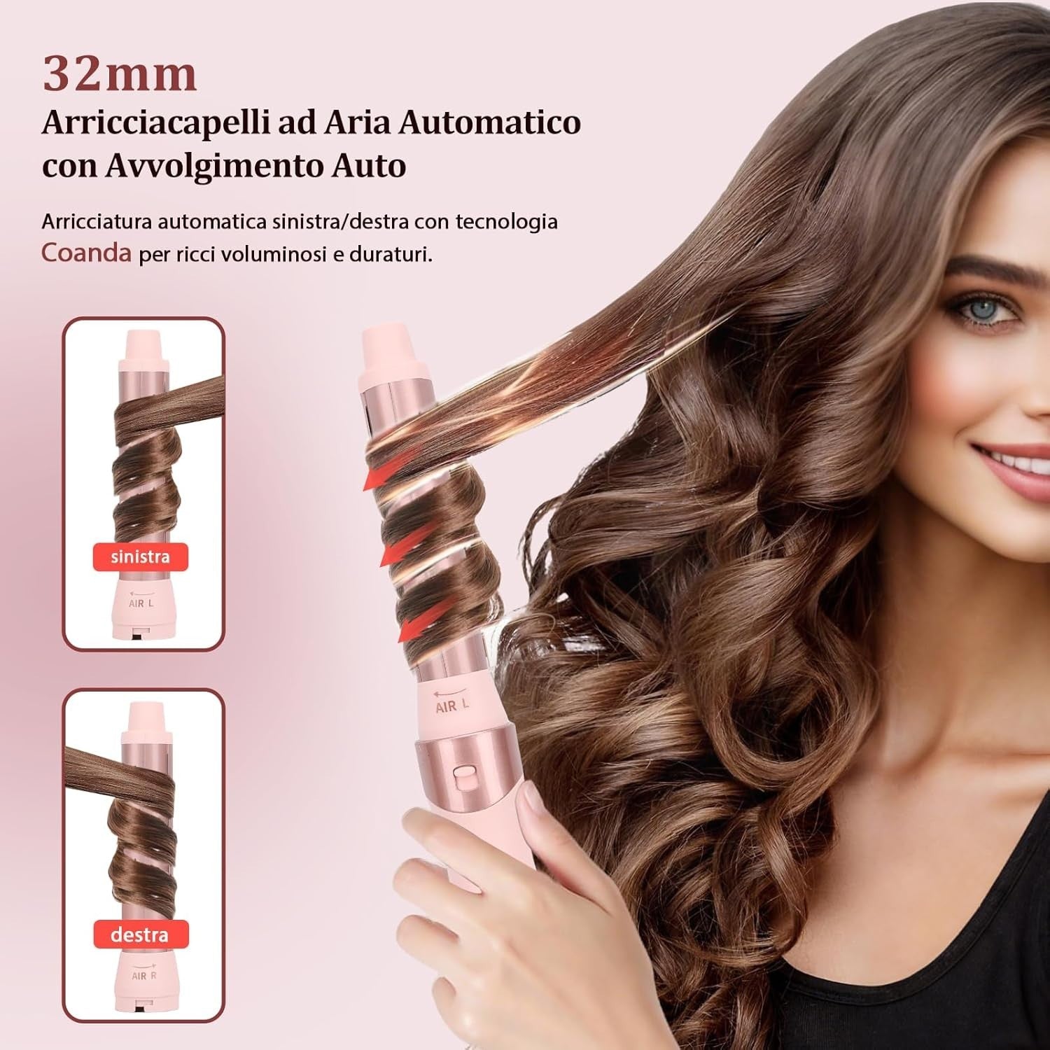 AraSyelon 9 in 1 Styler Multifunzione per Capelli - Phon Professionale, Spazzola