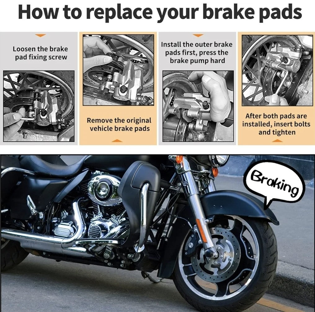 Set pastiglie freno anteriori e posteriori AHL per Suzuki GSX1300 R Hayabusa