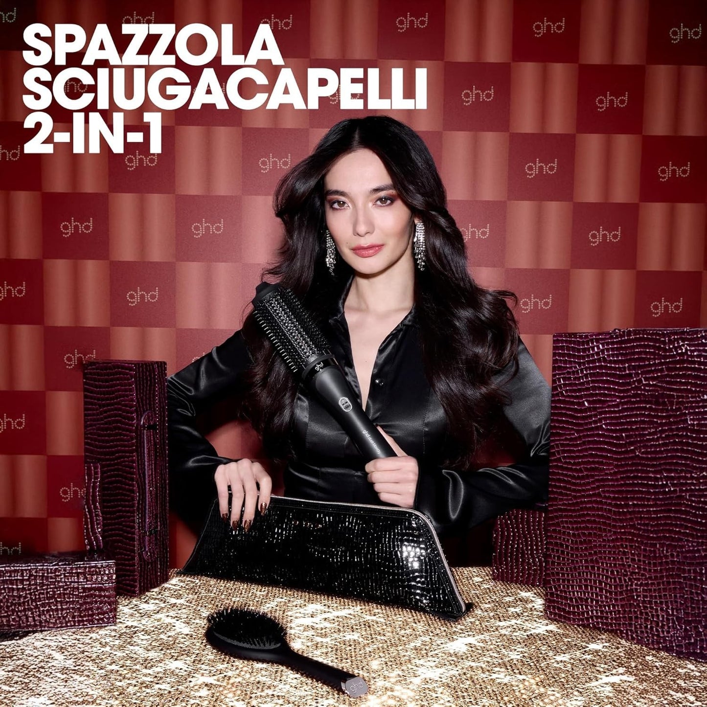ghd Set Regalo Duet Blowdry, Include Spazzola Asciugacapelli Lisciante 2-in-1