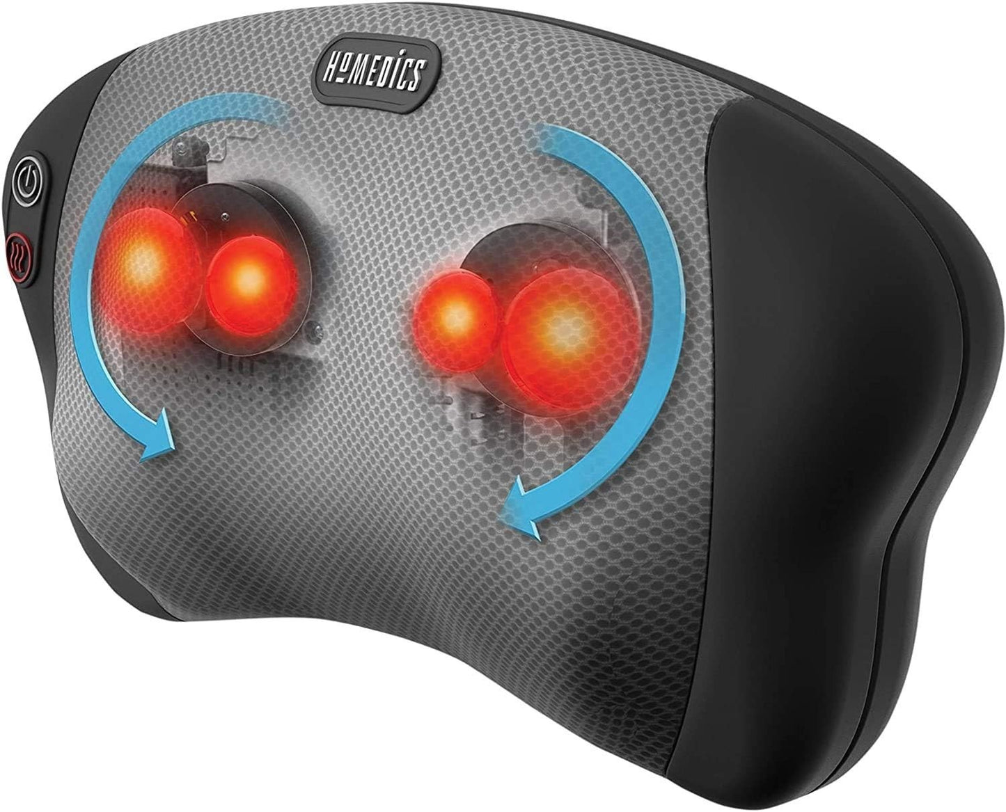 HoMedics Cuscino Massaggiante Shiatsu Massaggiatore Cervicale Elettrico Multiuso