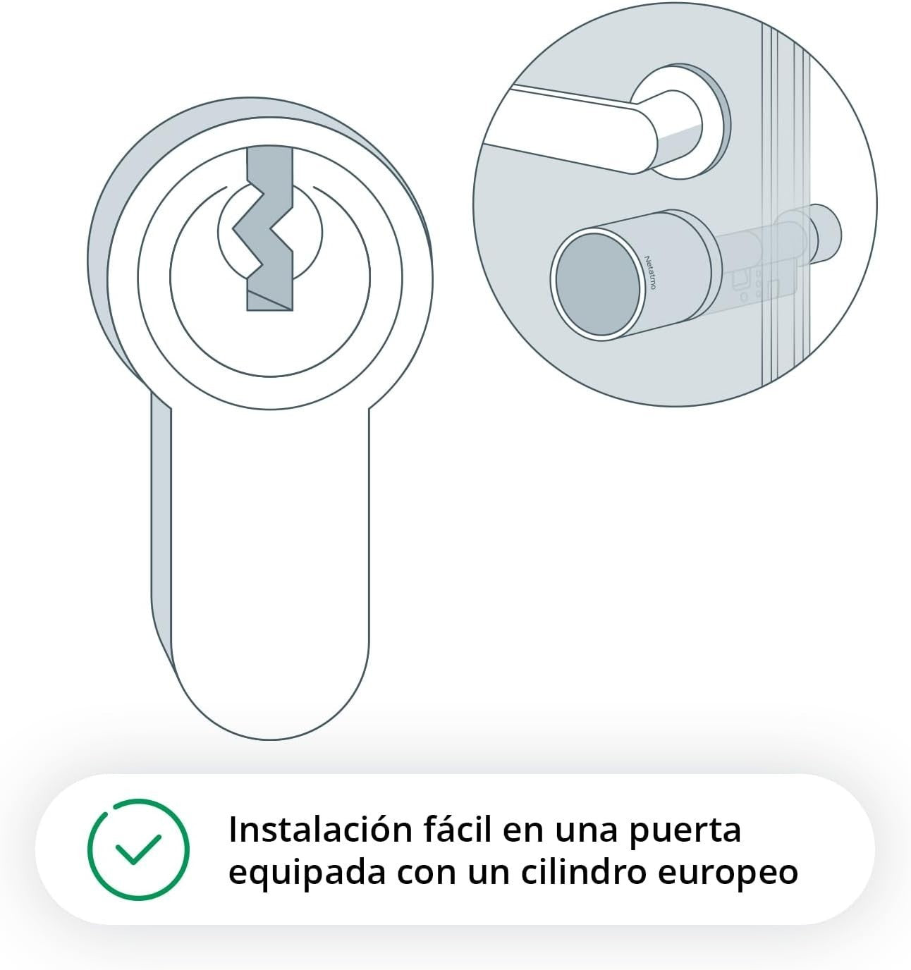 Netatmo Doorlock Serratura e Chiavi Intelligenti Netatmo, Accesso sicuro via sma