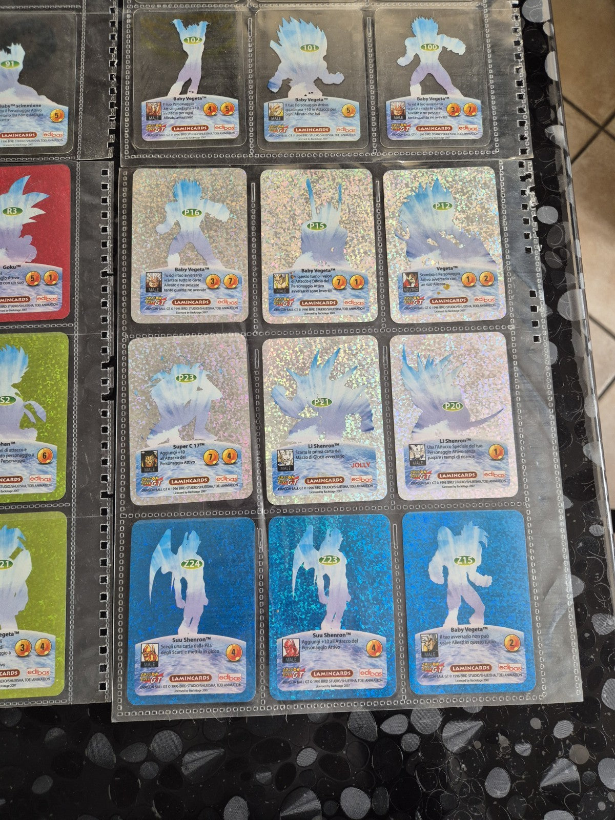 Lamincard Dragonball Gt Lotto Da 88 Card Come In Foto In Buone Condizioni 