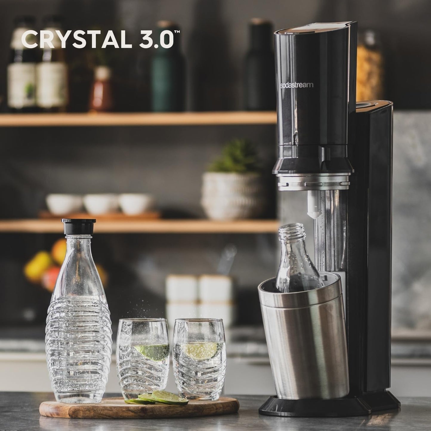 SodaStream Gasatore d’acqua Terra, incluse 3 bottiglie