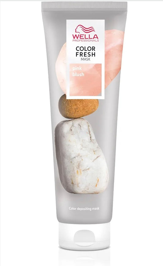 Wella Professionals COLOR FRESH MASK, Maschera Colorata Capelli Pink blush Tintura Semipermanente, Colore Temporaneo