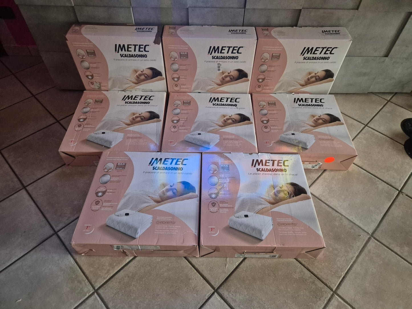 Imetec Scaldasonno Adapto maxi coprimaterasso singolo 195x90 cm, basso consumo