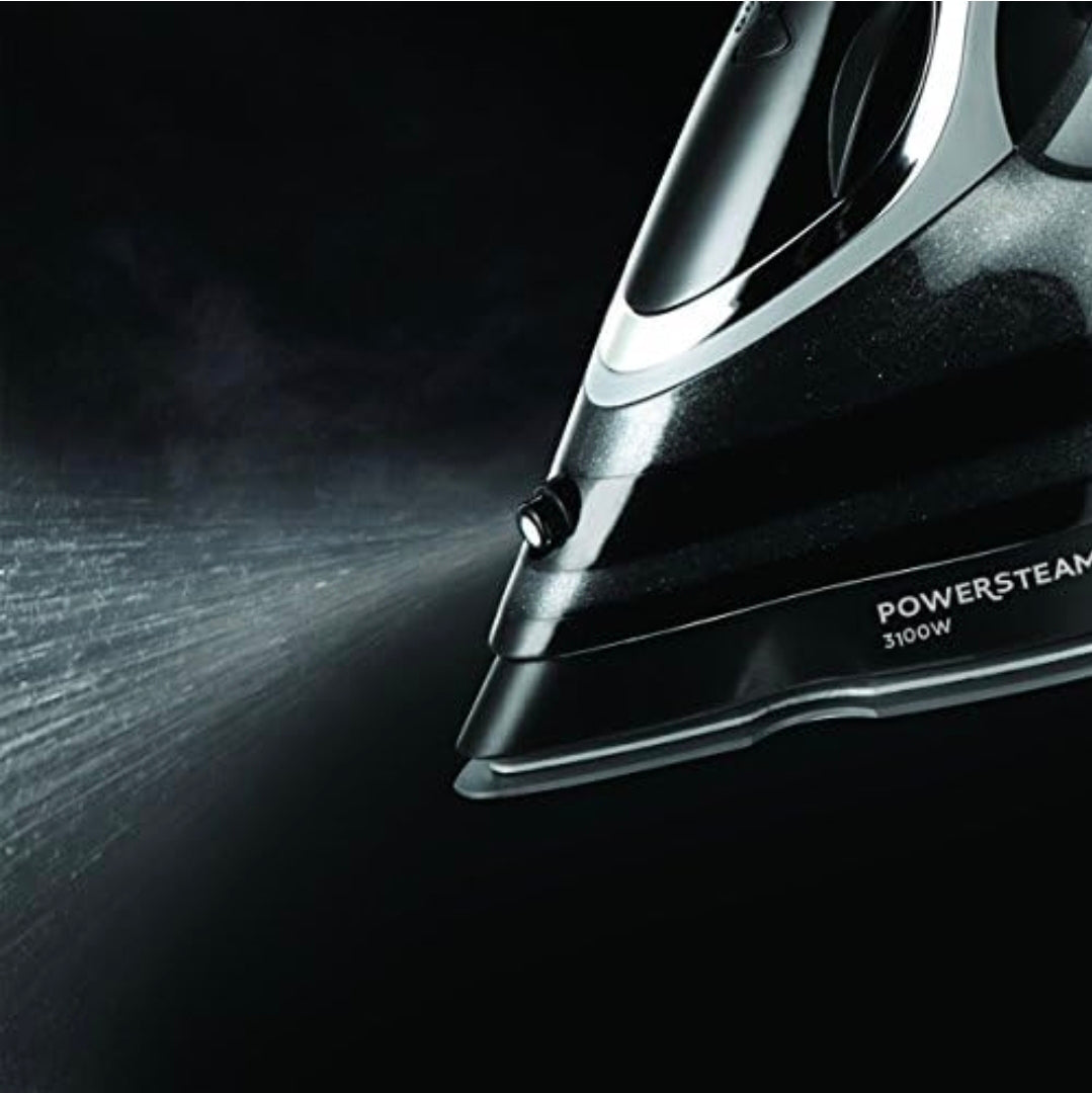 Russell Hobbs Ferro da Stiro a Vapore [3100W, 210 g/min Boost di Vapore Extra, 70 g/min di Vapore] Serbatoio da 350 ml, Ceramica, Autopulizia e Funzione Spray, Anticalcare, Anti-goccia 20630-56