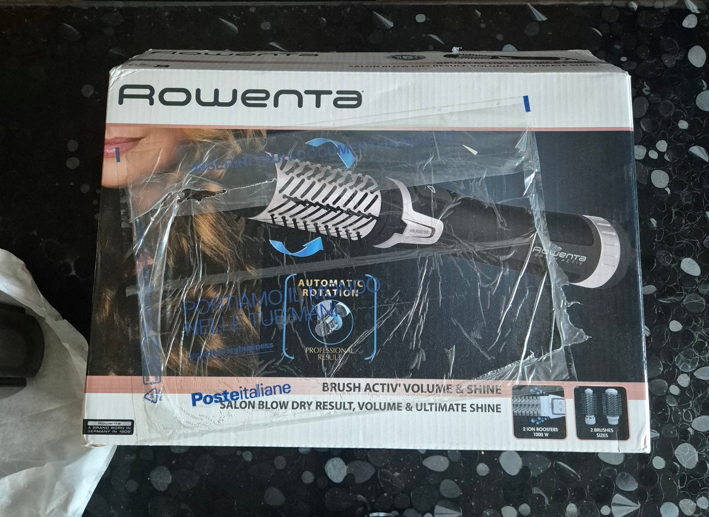 Rowenta Brush Activ' Dry & Style, Spazzola Rotante ad Aria Calda, 2 Spazzole