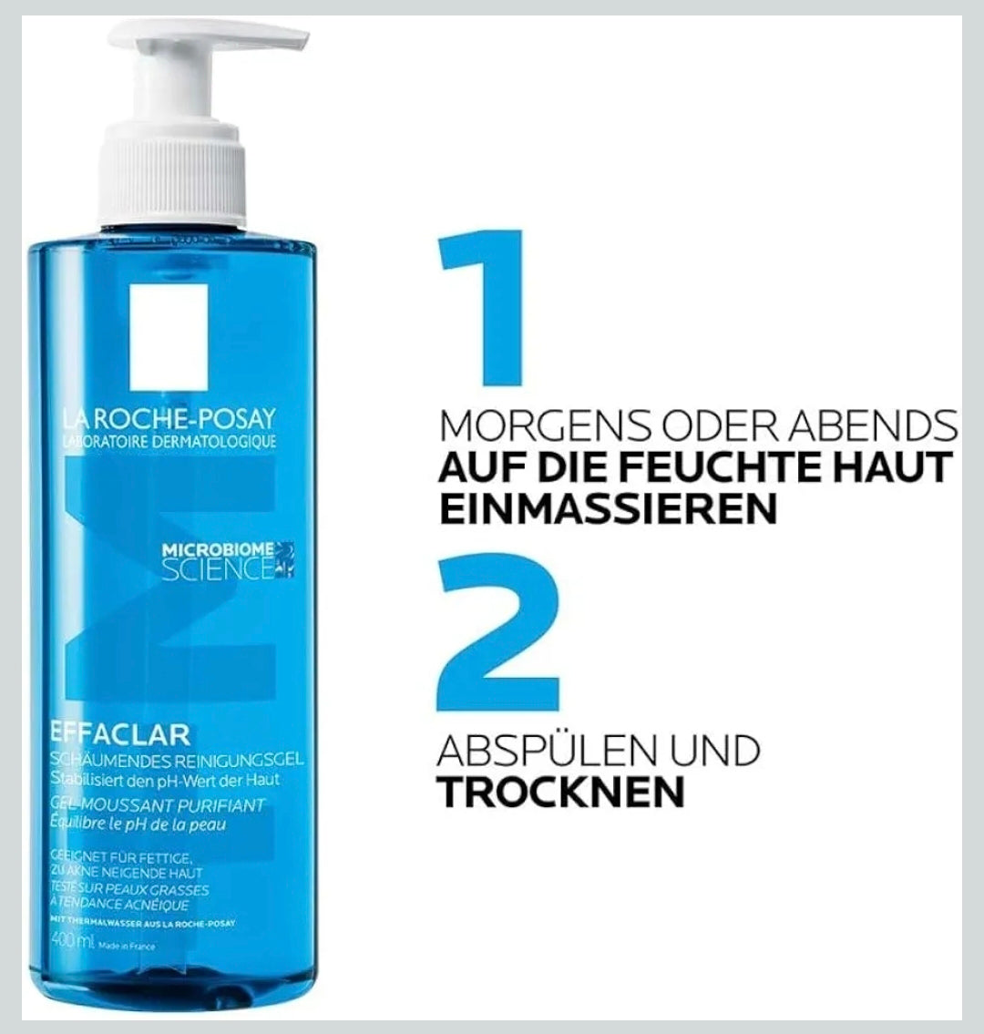 La Roche-Posay - EFFACLAR GEL SCHIUMOGENO PURIFICANTE PELLE GRASSA E SENSIBILE 400ml