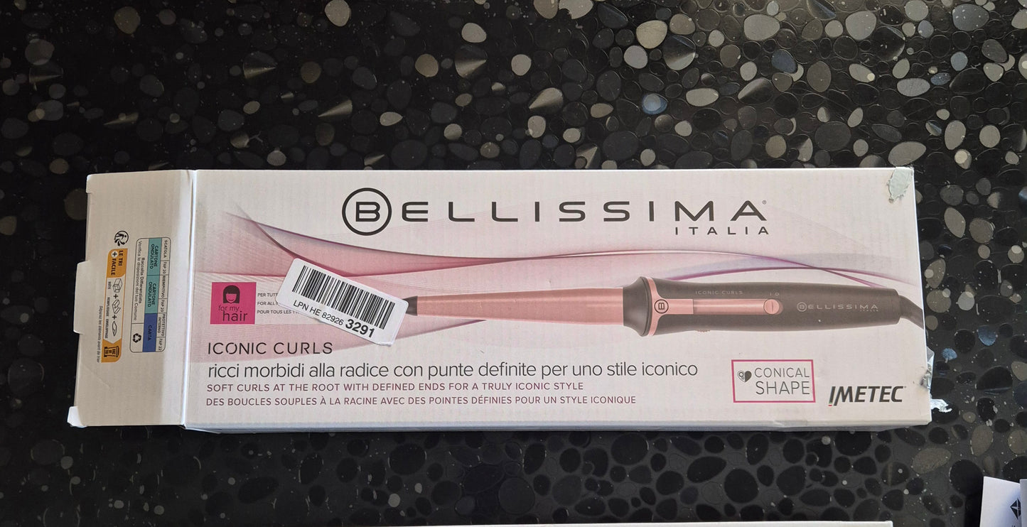 Bellissima Imetec Iconic Curls, ferro arricciacapelli, rivestimento in ceramica