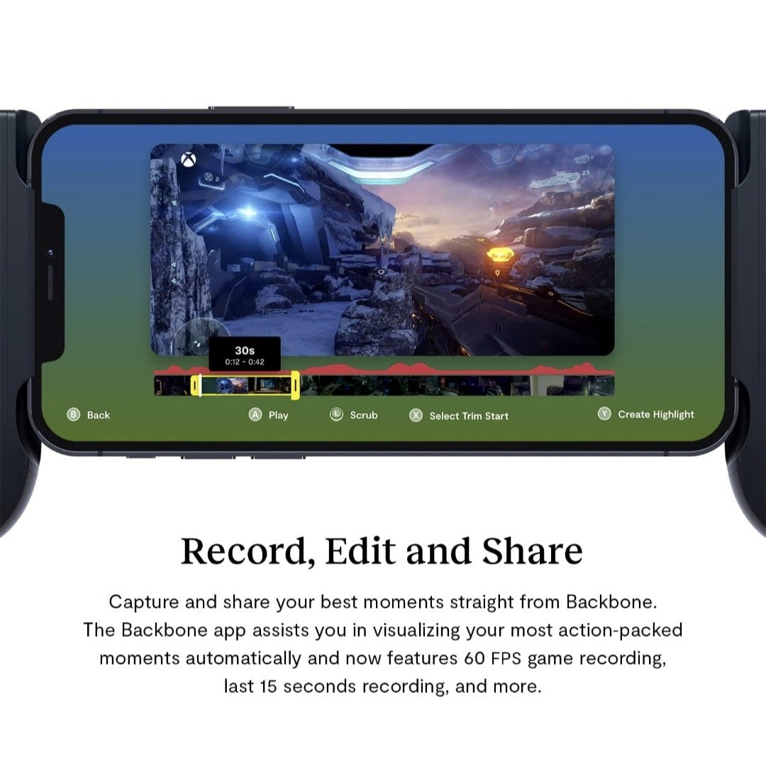 BACKBONE One Mobile Gaming Controller per iPhone (Lightning) - Trasforma il tuo